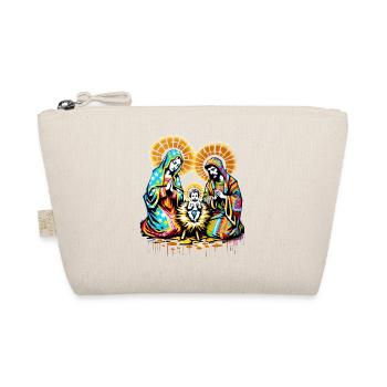 Famille de Noël | Joyeux Noël Jésus Marie - Trousse biologique - nature - Devant