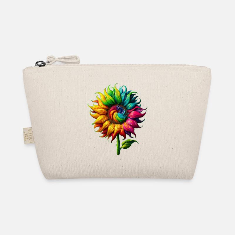 Rainbow Sunflower Organic Pouch