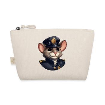 Mice Policeman - Organic Pouch - nature - Front