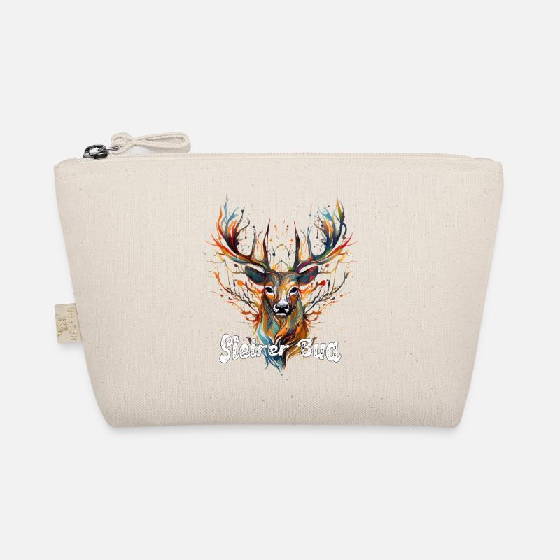 Steirer Bua mit Hirsch Steiermark Design Steirer Bio-Täschchen