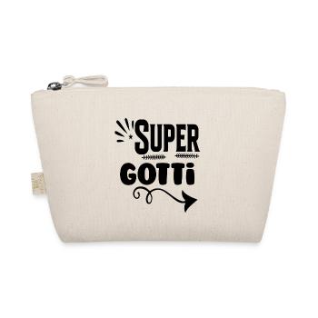 Super Gotti Patentante Taufpatin Schweiz - Bio-Täschchen - Natur - Vorne