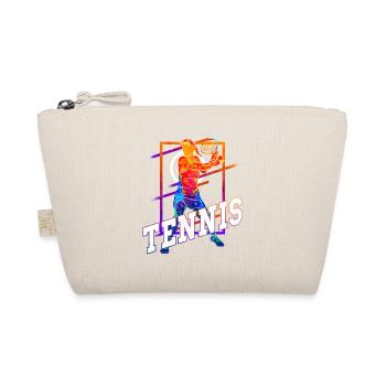 Tennis Tennis Player Woman Sport Match Club Fan - Organic Pouch - nature - Front