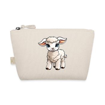 Cute little baby lamb - Organic Pouch - nature - Front