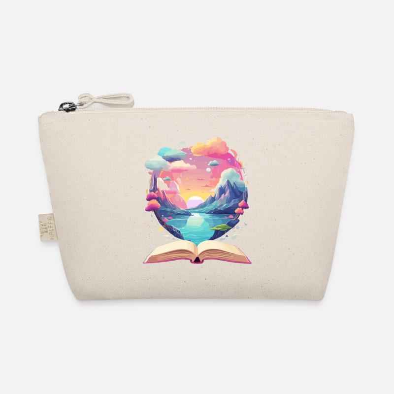 Zauberhafte Bücher Welten Bio-Täschchen