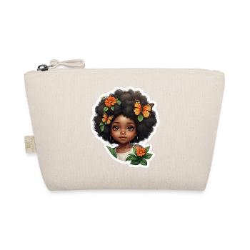 Natürliche African Beauty Illustration - Bio-Täschchen - Natur - Vorne