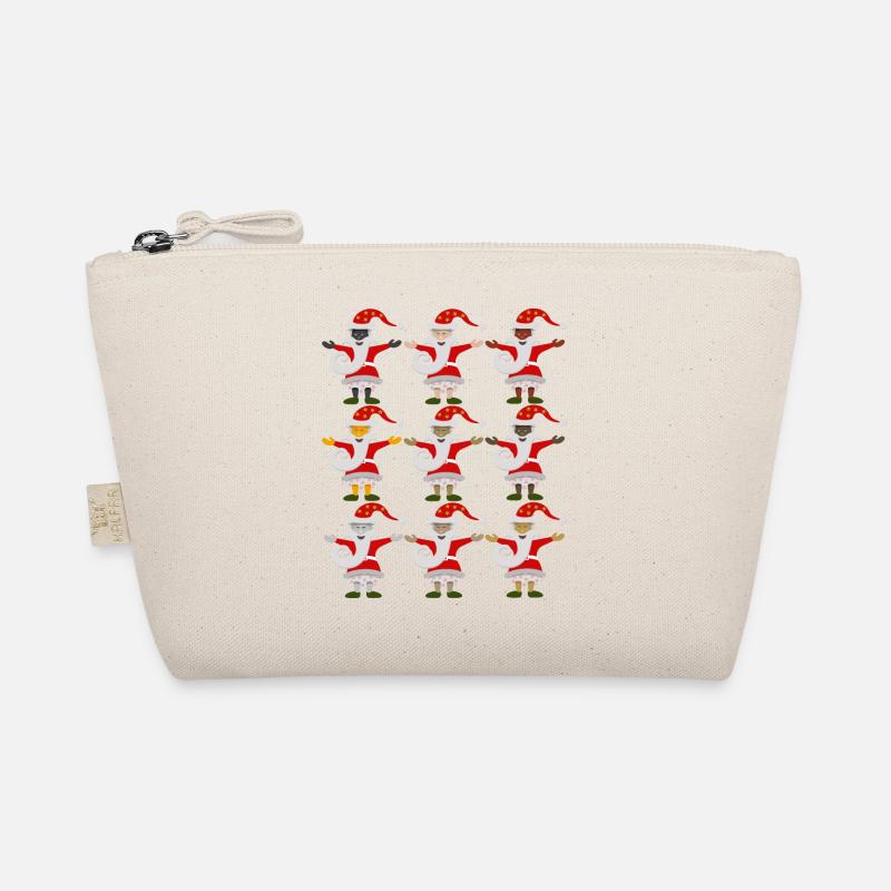 Multicultural Father Christmas Organic Pouch