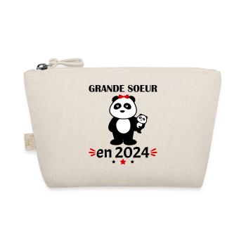 Grande soeur 2024, annonce grossesse, famille - Trousse biologique - nature - Devant
