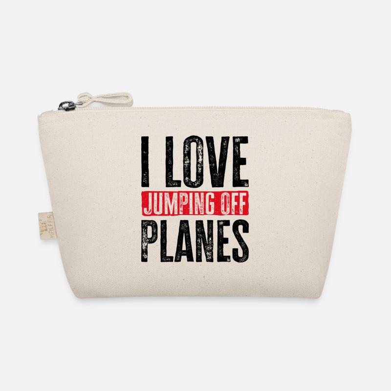 Skydiving Passion Design. Perfect Adrenaline Gift Organic Pouch