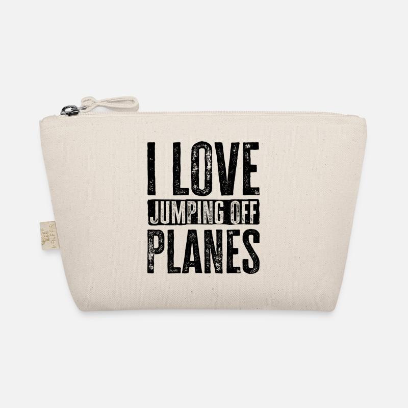 Fallschirmspringen Leidenschaft Design. Perfektes Adrenalin-Geschenk Bio-Täschchen