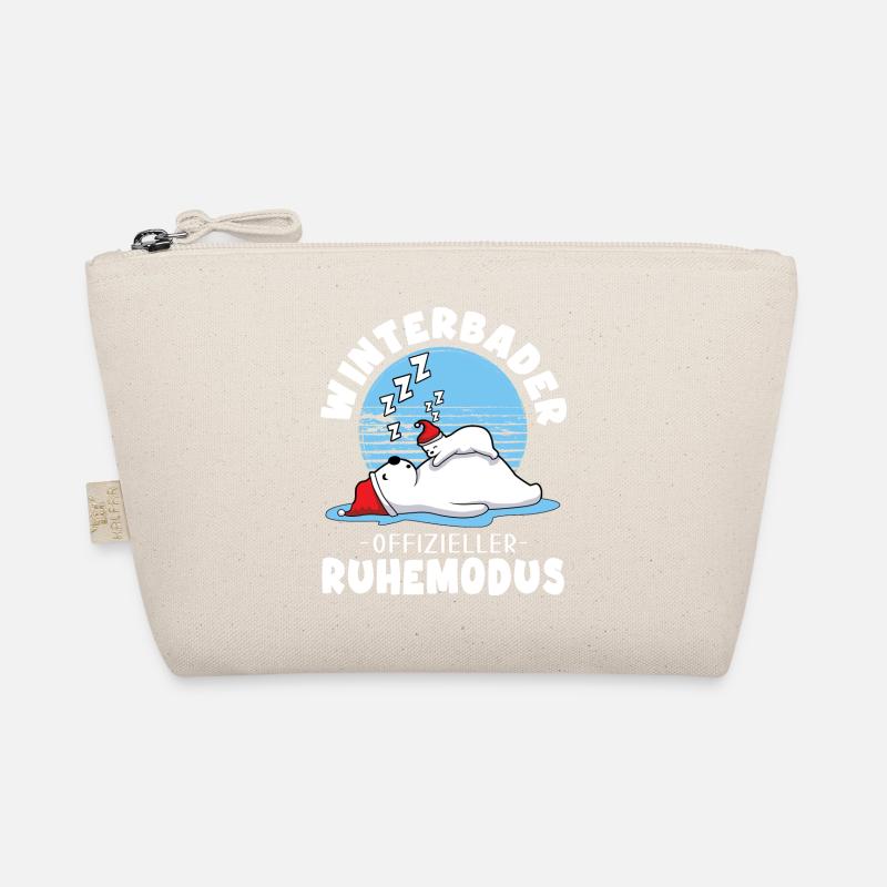 Eisbader Winterbaden Eiswasser Eisbär Winterruhe Bio-Täschchen