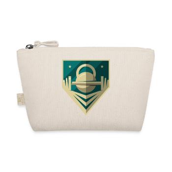 Dumbbell Logo - Organic Pouch - nature - Front