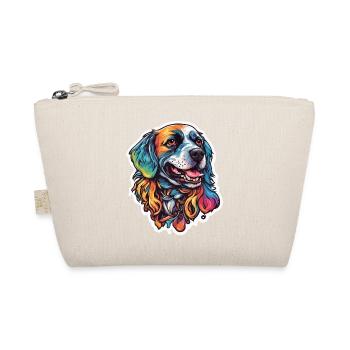 Dog / Animal / Pet / Paw / Furry Nose / Wauwau - Organic Pouch - nature - Front