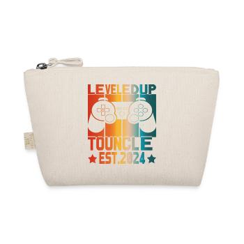 leveled up to uncle Est 2024 Level Unlocked 2024 - Organic Pouch - nature - Front