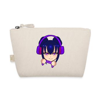 Gaming Kawaii, Anime Girl Playing Games - Organic Pouch - nature - Front