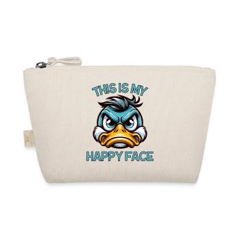 My Happy Duck Face - Organic Pouch - nature - Front