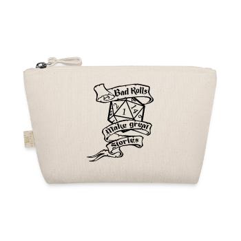 RPG GAME Bad Rolls - Organic Pouch - nature - Front