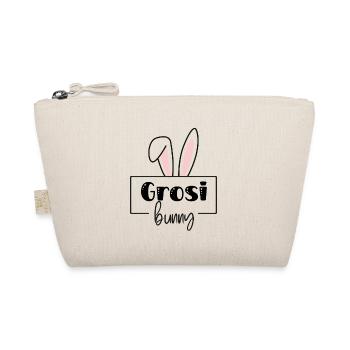 Grosi Bunny Schweiz Schweizerdeutsch Oma - Bio-Täschchen - Natur - Vorne