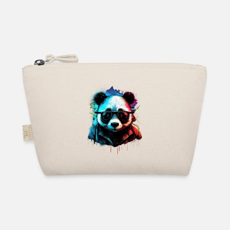 Futuristic panda - Organic Pouch - nature