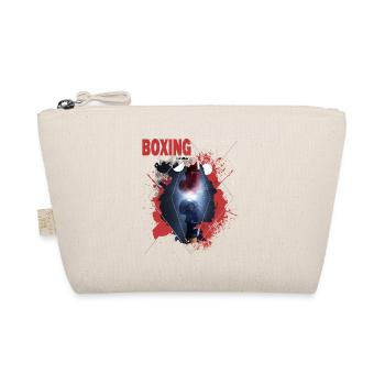 Boxing Boxing Boxing Boxing Gloves Boxing Match Boxing Ring - Organic Pouch - nature - Front