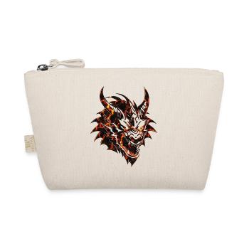 Fantasy Dragon Anime Dragon Head Mythical reptile - Organic Pouch - nature - Front
