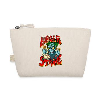 Hungerstreik, Monster-Diät-Horror-Kunst-T-Shirts - Bio-Täschchen - Natur - Vorne