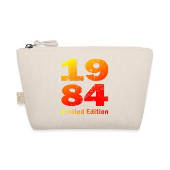 Birthday born in 1984 limited edition - Organic Pouch - nature - Front