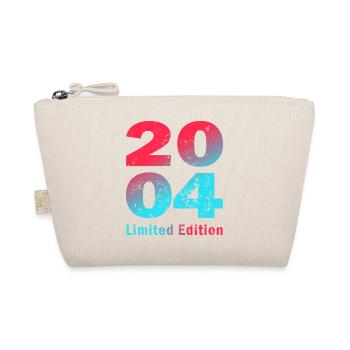 Birthday born in 2004 limited edition Shirt - Organic Pouch - nature - Front