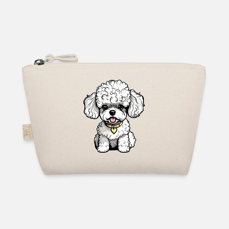 Niedlicher Pudel II Bio-Täschchen