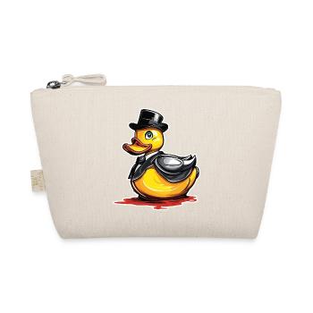 Gummiente / Badeente / Wasser / Badewanne - Bio-Täschchen - Natur - Vorne