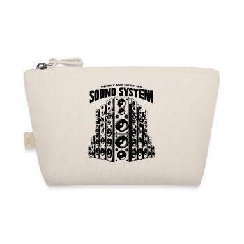 The only good system is a soundsystem - Bio-Täschchen - Natur - Vorne