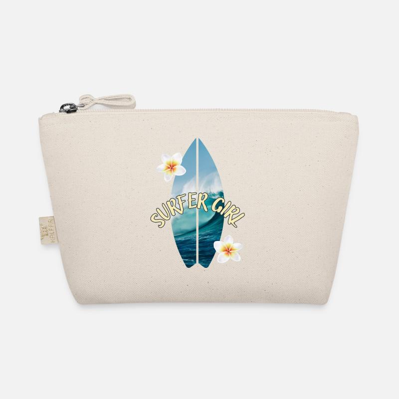 Fille surfeuse - Trousse biologique - nature