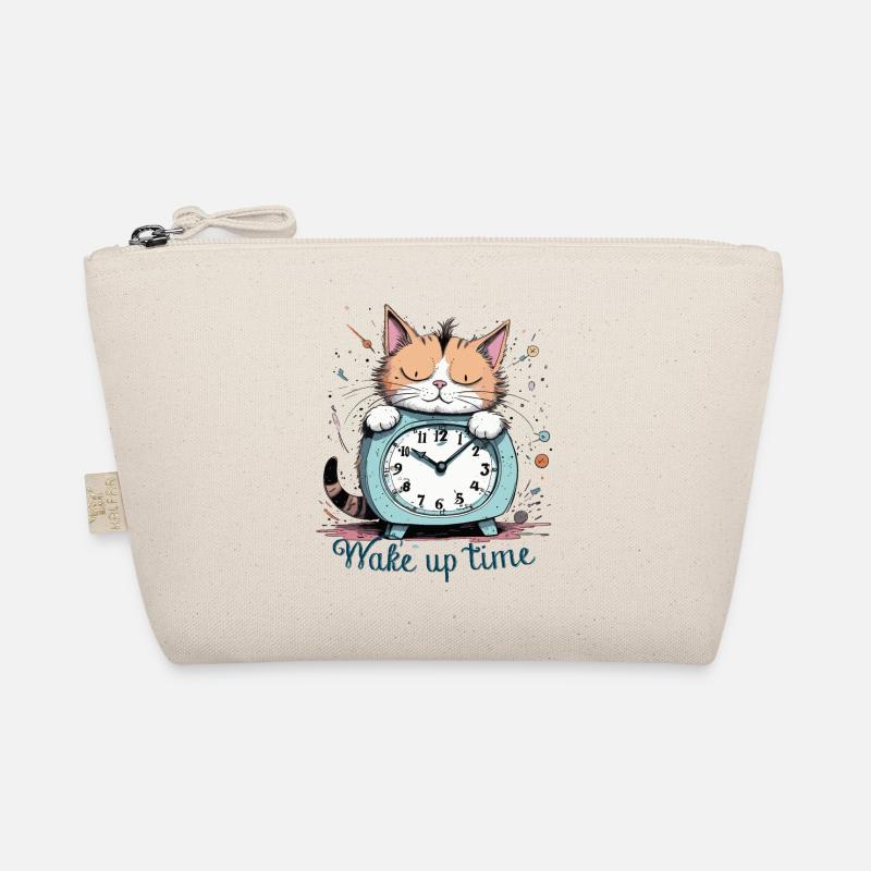 il est temps de se réveiller, humour de chat ! Trousse biologique