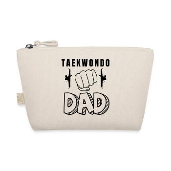 Men's Martial Arts Sport Funny Taekwondo Dad - Organic Pouch - nature - Front