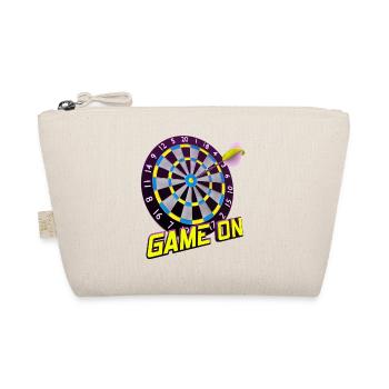 Dartboard Game On - Yellow - Organic Pouch - nature - Front