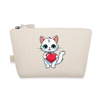 Coeur de chat - Saint-Valentin - Trousse biologique - nature - Devant