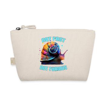 Not Fast Not Furious Snail - Organic Pouch - nature - Front