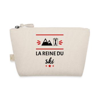 La reine du ski,idée cadeau skieuse,fête des mères - Trousse biologique - nature - Devant
