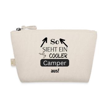 So sieht ein cooler Camper aus - Bio-Täschchen - Natur - Vorne
