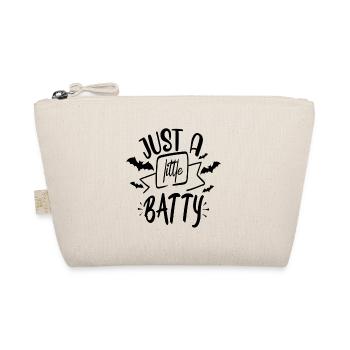 Just a little Batty - Organic Pouch - nature - Front