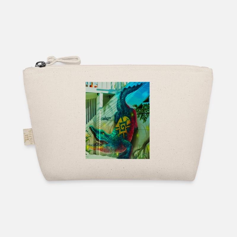 Crocodile Mural, Mexico City Organic Pouch