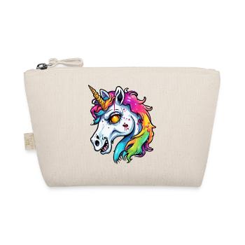 Unicorn / mythical creatures / fairy tales / magic / glitter - Organic Pouch - nature - Front