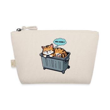 Pas aujourd’hui Chat Kawaii Mignon Dormir Sommeil Officiel - Trousse biologique - nature - Devant