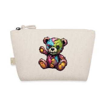 Teddy Bear / Cuddly Toy / Stuffed Animal / Gift Idea - Organic Pouch - nature - Front