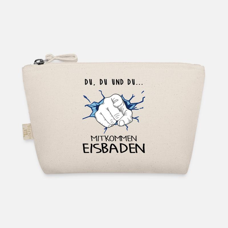 Eisbaden Winterbader-Motivation Eisbader Bio-Täschchen