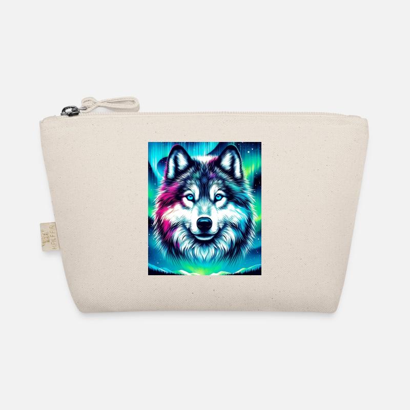 Wolf Husky Dog Organic Pouch