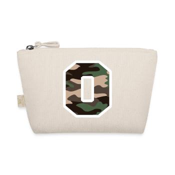 lettre O camouflage militaire-idée cadeau - Trousse biologique - nature - Devant
