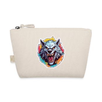 Werwolf / Vollmond / Wesen / Verwandlung / Fluch - Bio-Täschchen - Natur - Vorne
