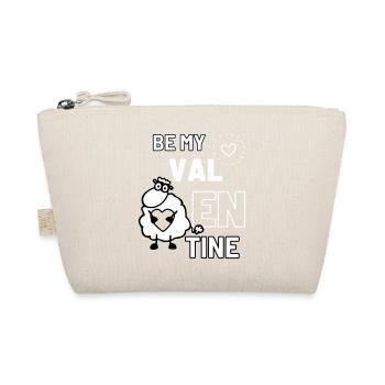 Valentine's Sheep - Organic Pouch - nature - Front