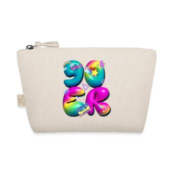 90s,retro,balloons,3d,90s,colorful - Organic Pouch - nature - Front