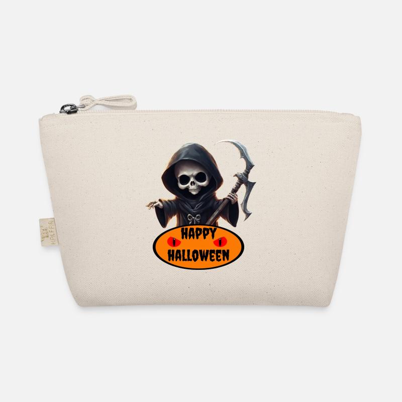 Halloween kleiner Sensenmann Bio-Täschchen
